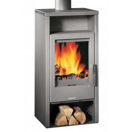 Kaminofen Justus Grönland 6 kW Stahl Gussgrau Kaminofen Justus Grönland 6 kW Stahl Gussgrau